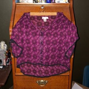 Band of gypsies button down top